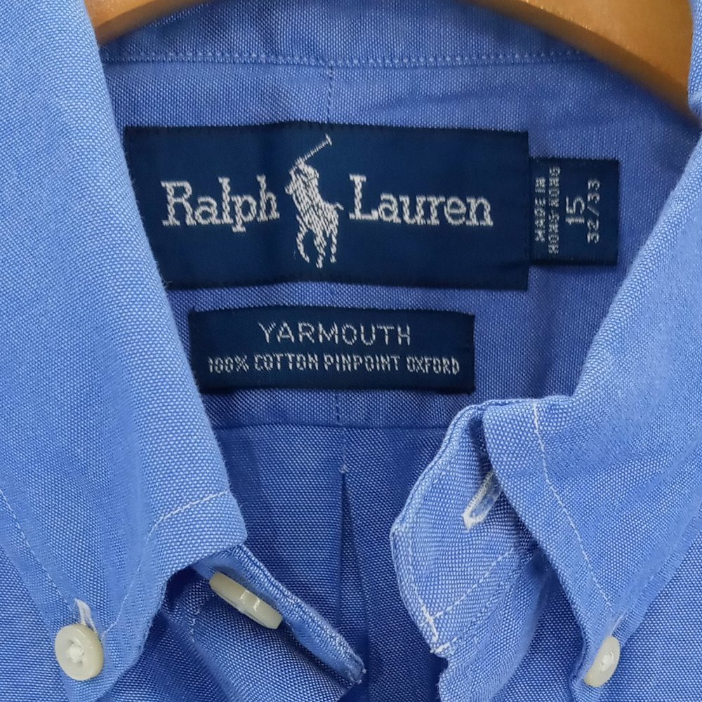 NWOT Ralph Lauren 100% Cotton, Pinpoint Oxford, Casual Button Down Shirt - Picture 2 of 5